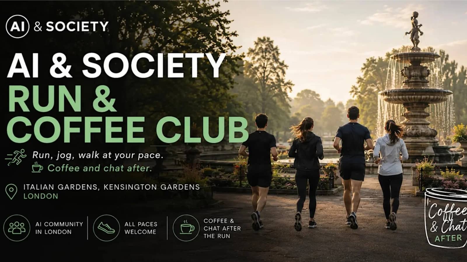 AI & Society Run & Coffee Club | London Event