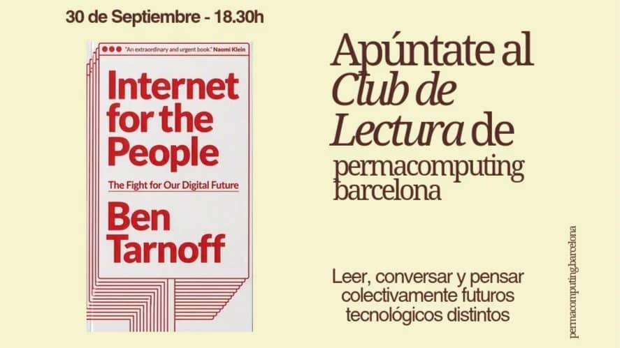 Club de lectura: INTERNET FOR THE PEOPLE