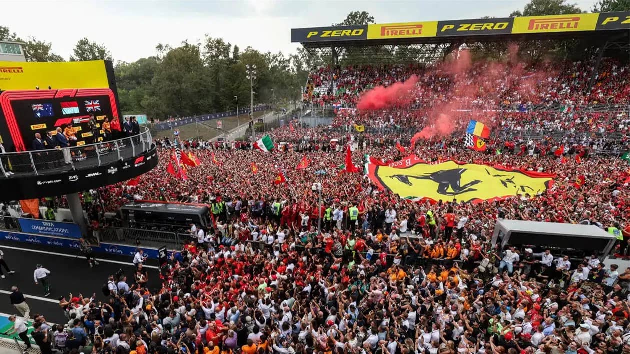 Watch the Itallian Formula 1 Grand Prix together