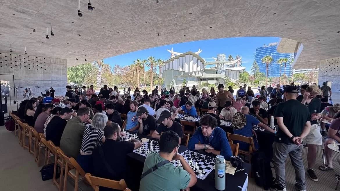 Los Feliz Chess Club at the LACMA