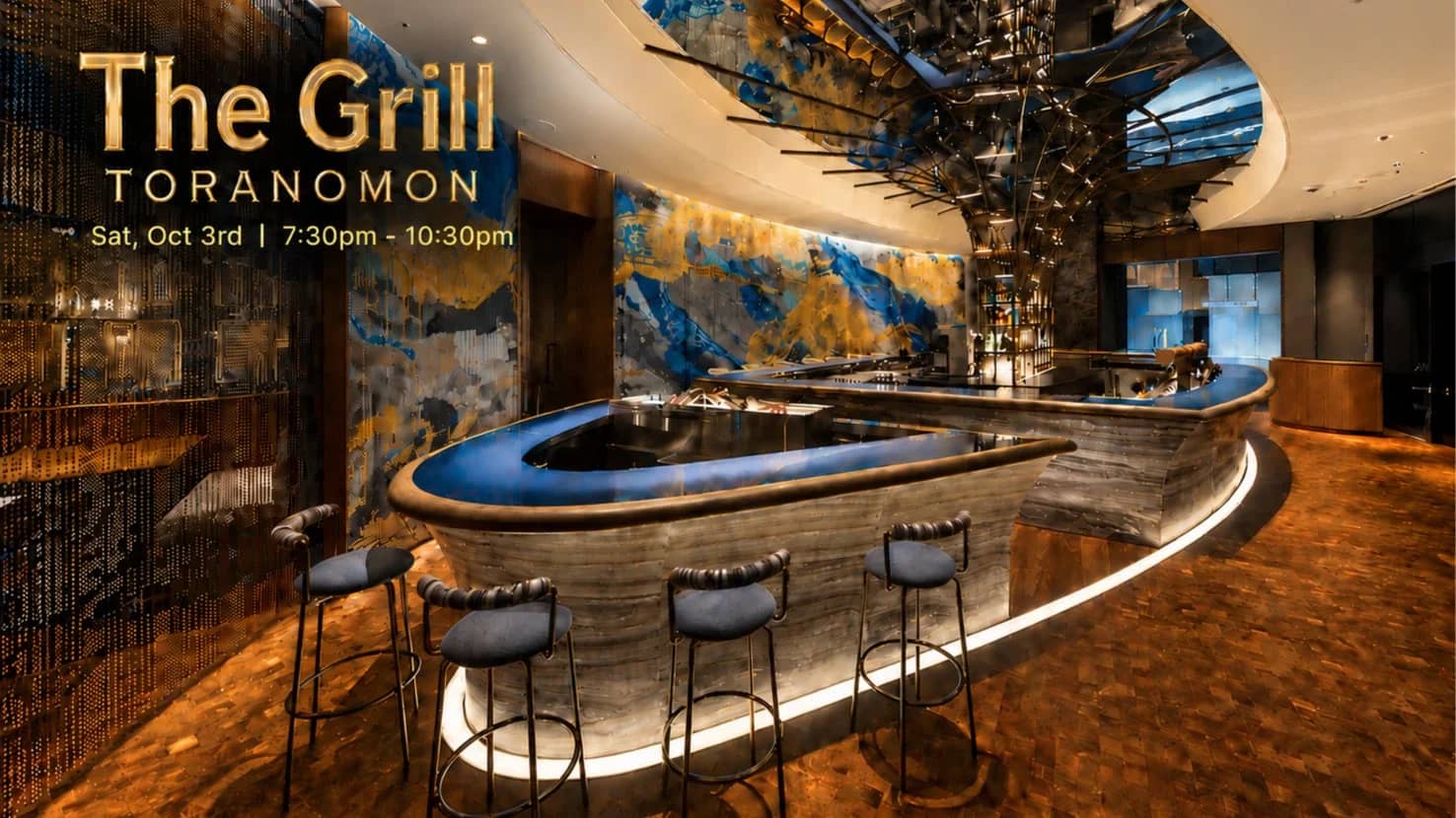 🌇 Designer Bar & Terrace @ The Grill Toranomon ✨