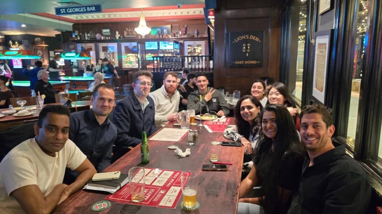 Social networking dinner & drinks with Toastmasters city centre club
