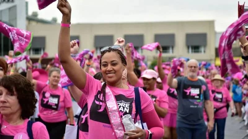 Susan G. Komen Breast Cancer Awareness walk