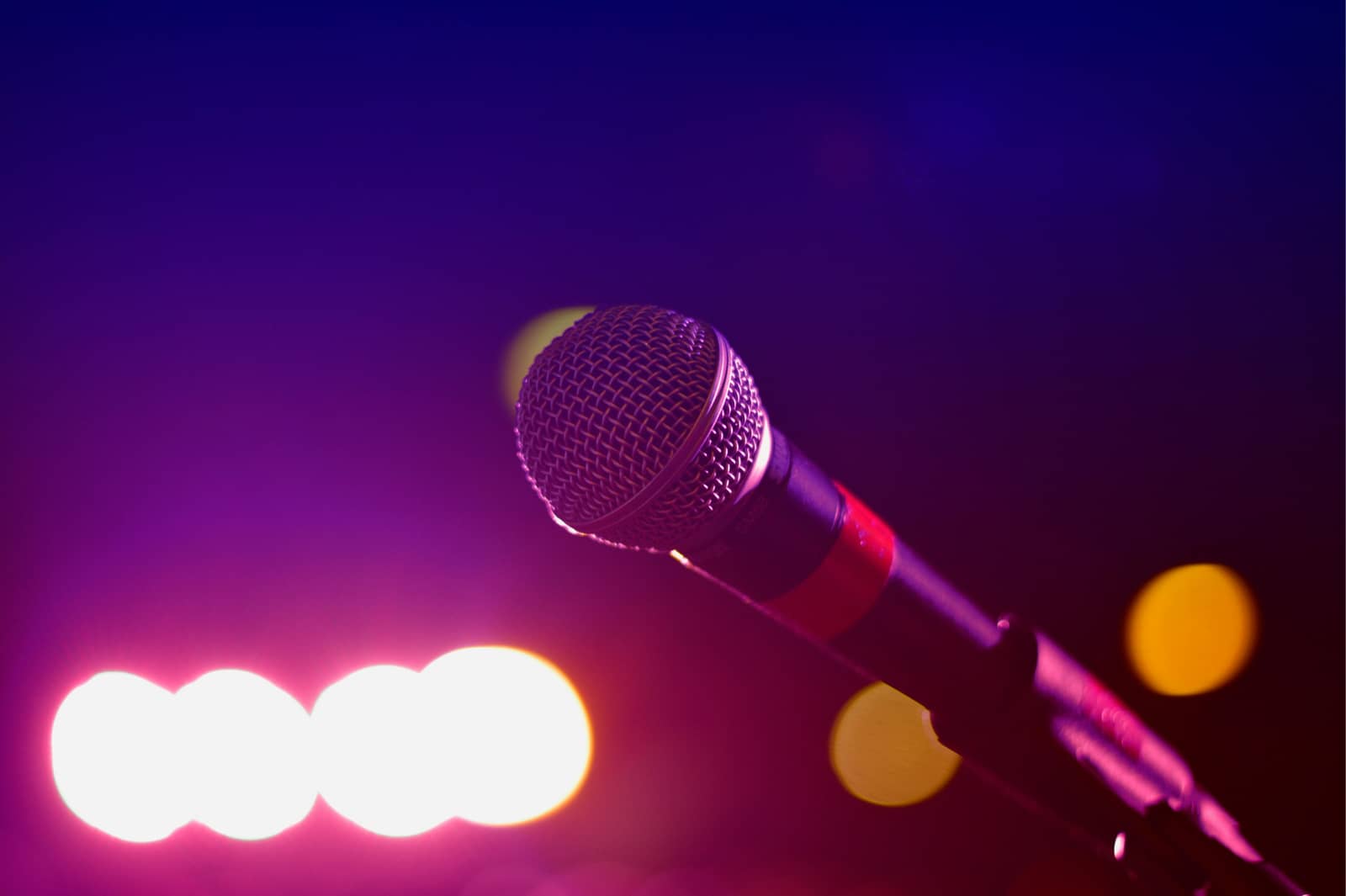 Karaoke (on a stage!)