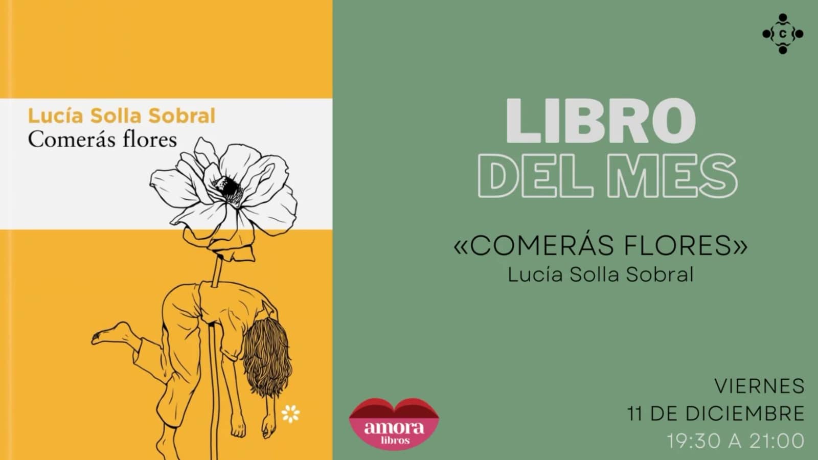 Club de lectura - «Comerás flores», de Lucía Solla Sobral