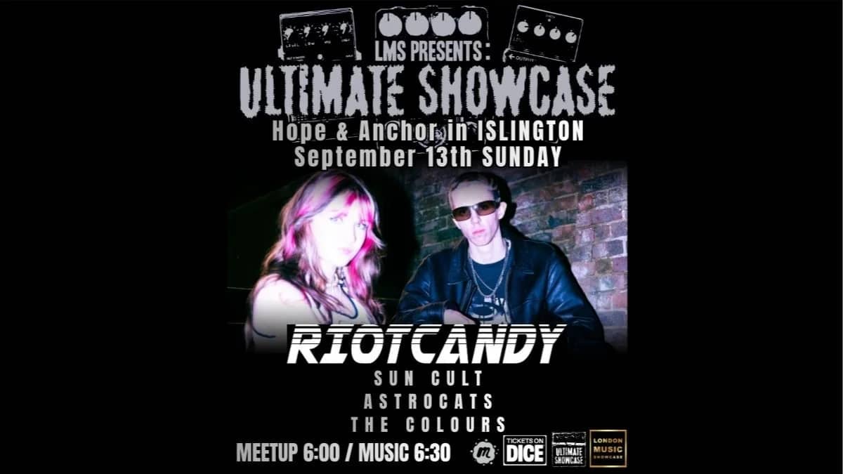 Gigs & Drinksšš» @Hope & Anchor - RIOTCANDY (Ticketed)