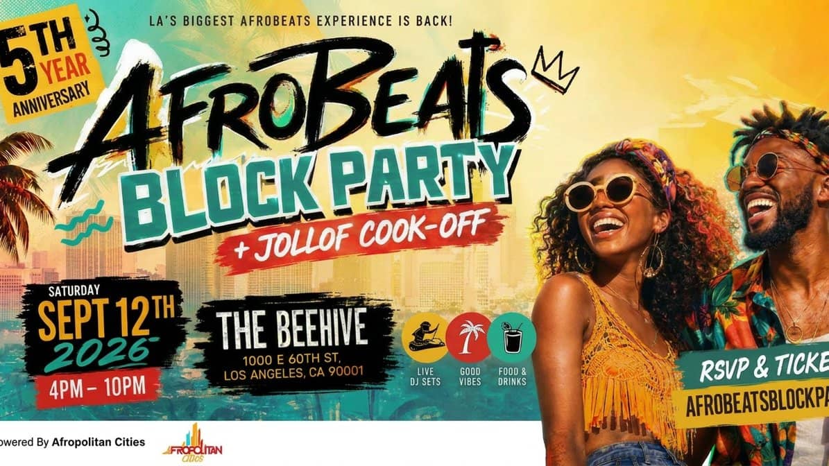 2026 Afrobeats Block Party & Jollof Cook-off