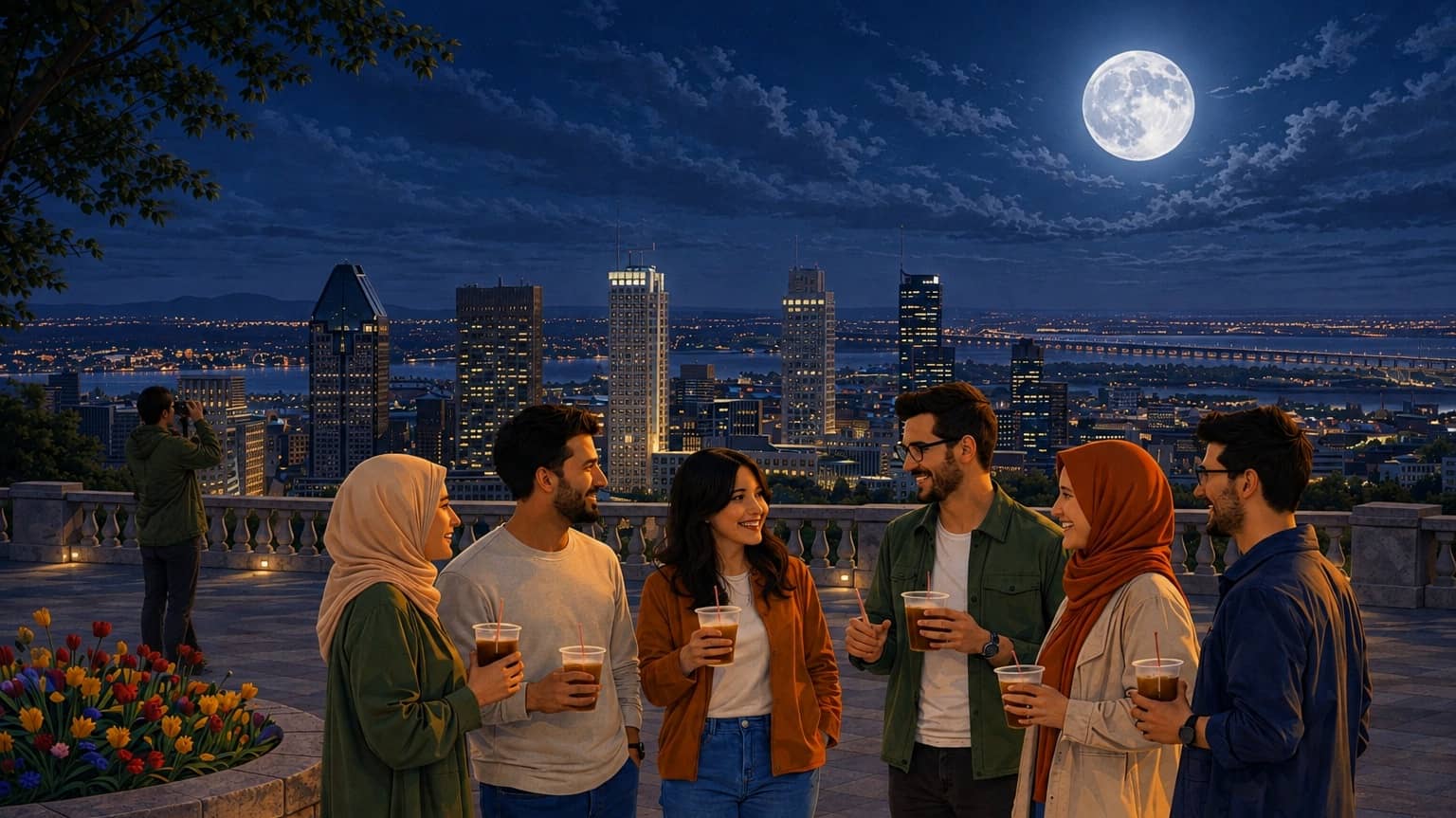 Meet Arabs in Montreal! Full Moon Sighting 🌕