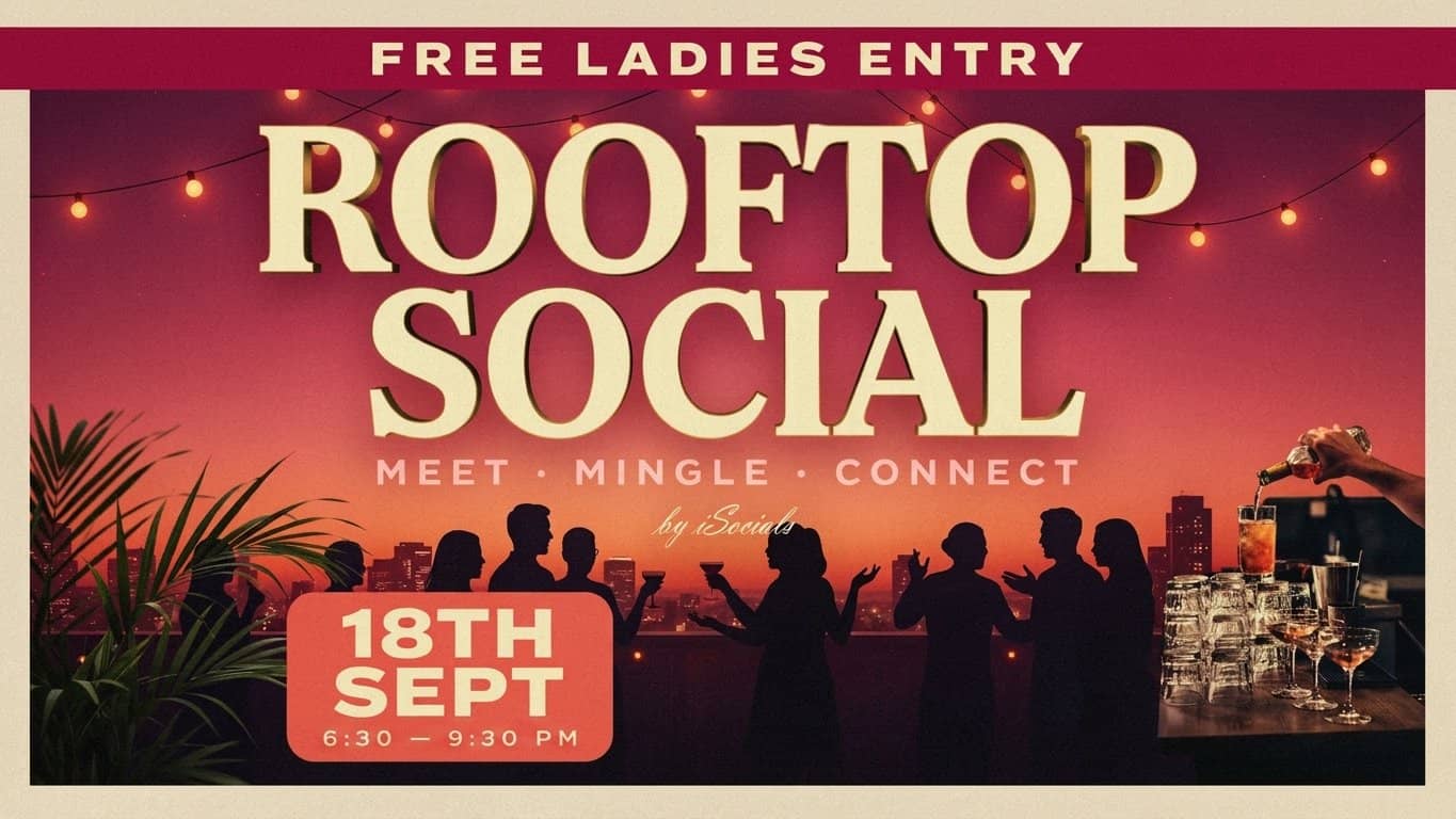 *Free Ladies Entry* Rooftop Social: Meet, Mingle & Connect