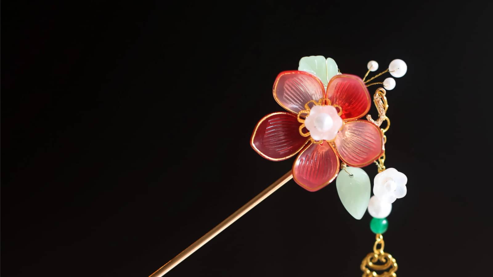 Chinese Hanfu Hairsticks making. Hair accessories Fashion Cosplay Asian workshop