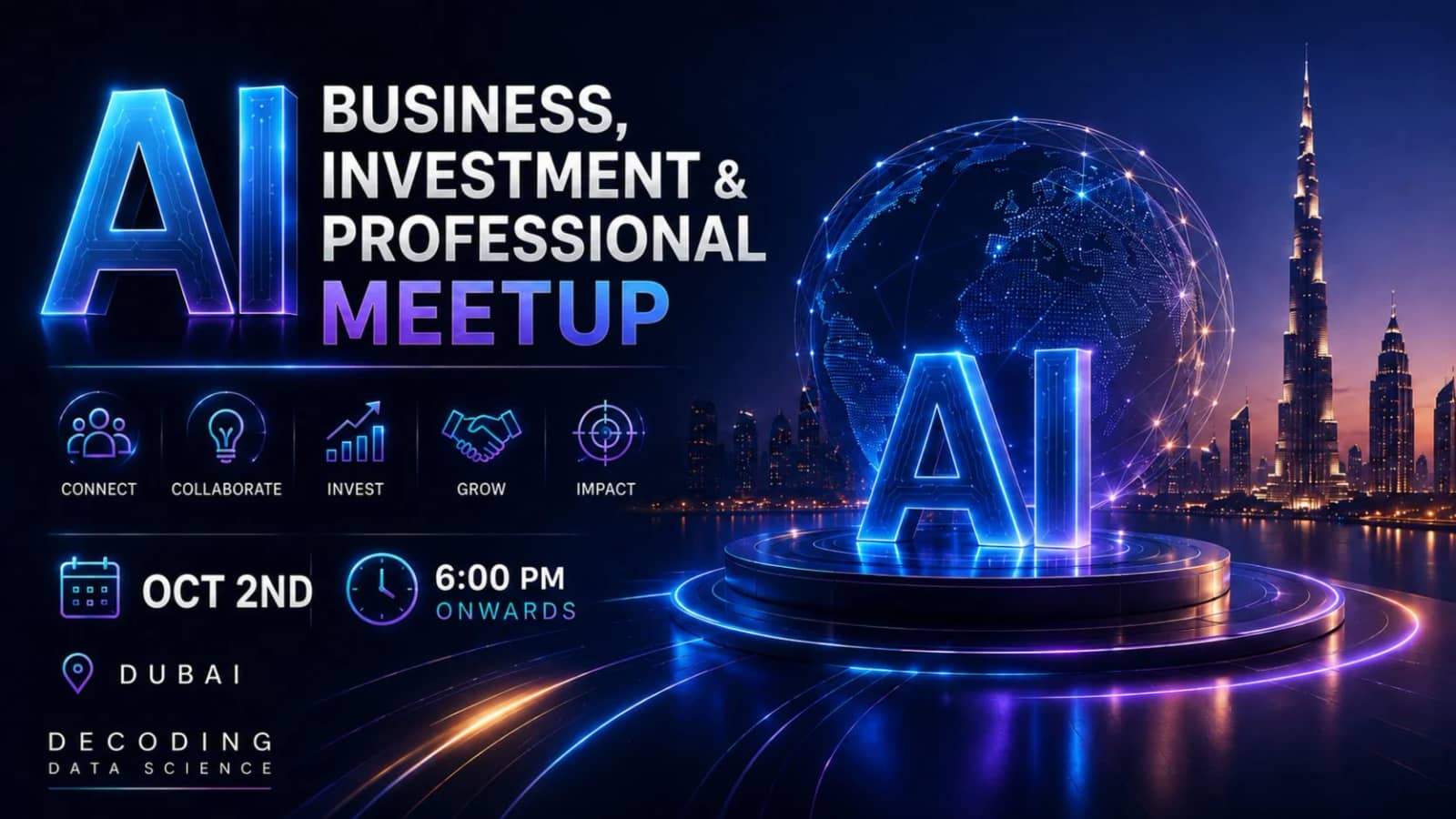 AI Business , Investment & Professional Meetup