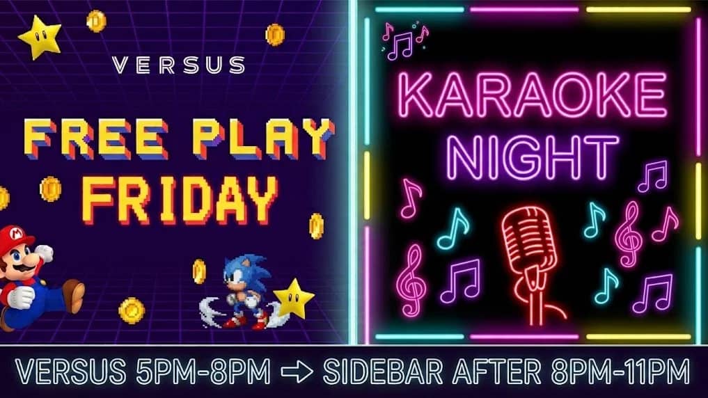 🕹️ Retro Arcade @Verse + 🎤Karaoke👾🍻