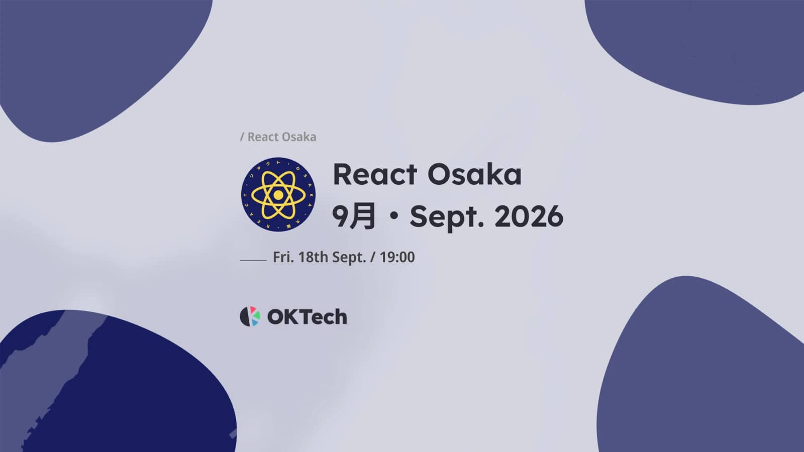 React Osaka 2026-09
