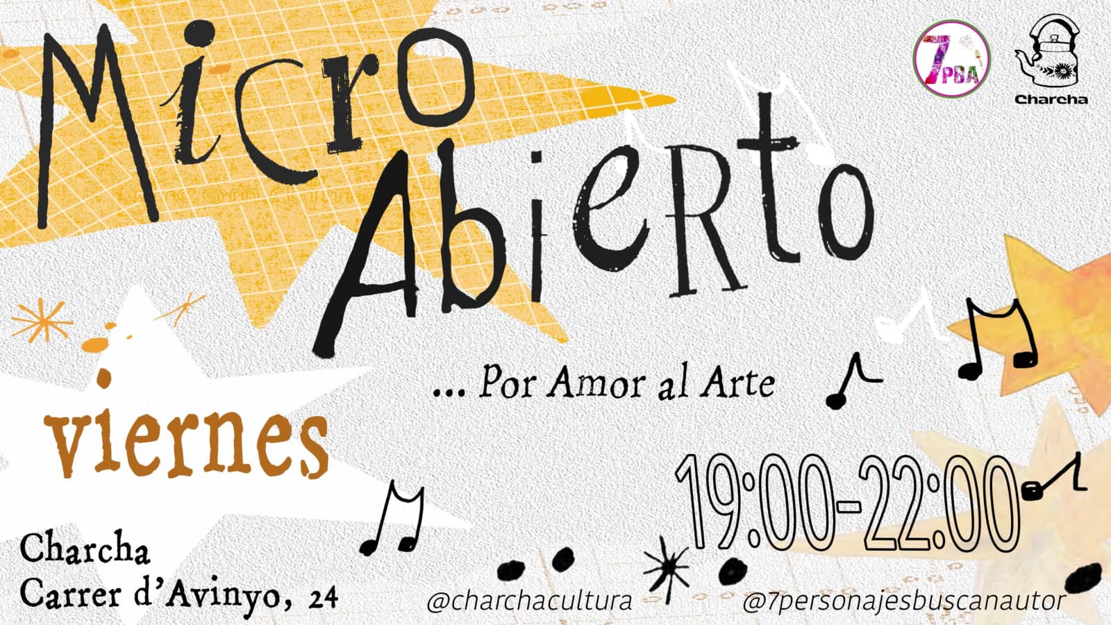 Micro Abierto - Por Amor al Arte