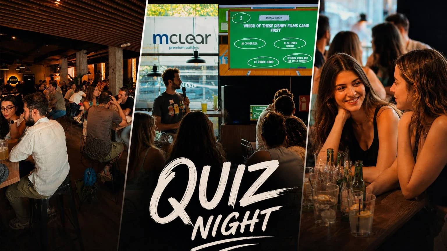 ​🧠 BAR QUIZ & CHILL NIGHT — Trivia with a Twist!