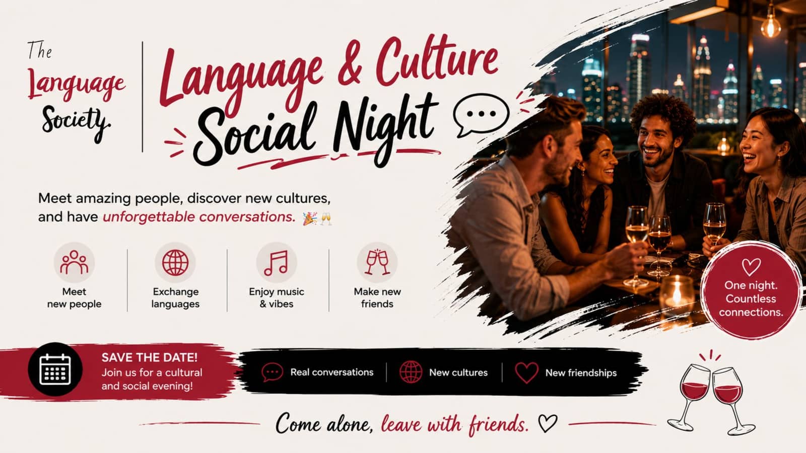 🌍 Language & Culture Social Night ✨