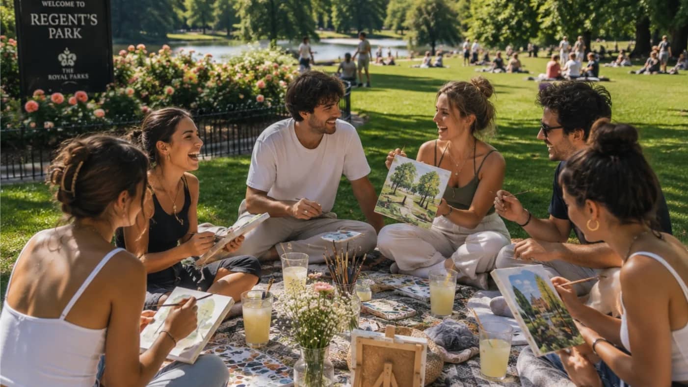 Sip & paint Digital Detox Social - Regent's Park