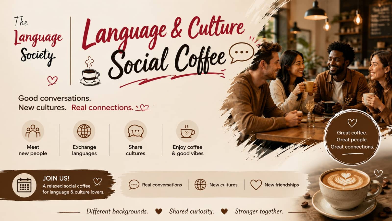 🌍 Language & Culture Coffee Social ☕