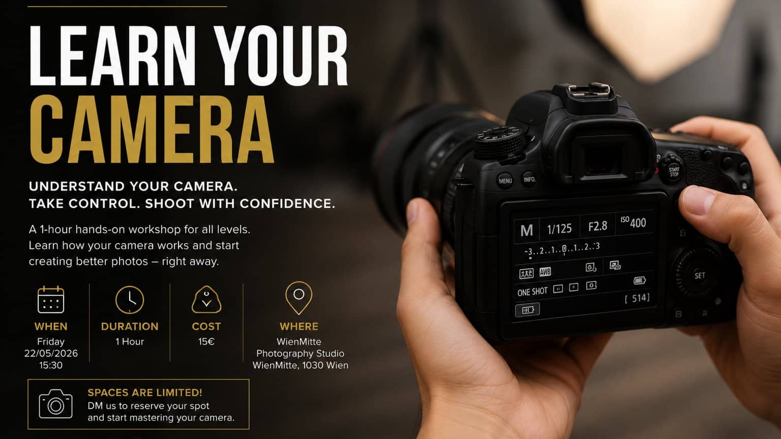Part II LEARN YOUR CAMERA (Manual & Creative Modes)