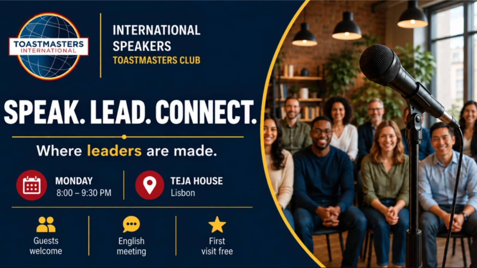 🎤 Discover International Speakers Toastmasters Club