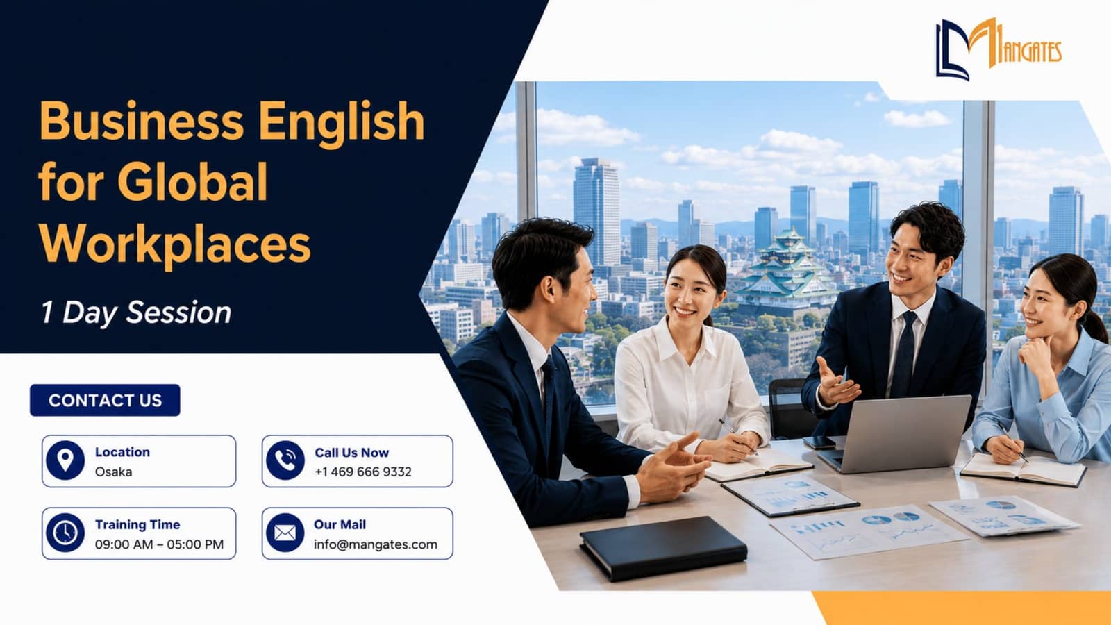 Business English for Global Workplaces: 1 Day Session in Osaka