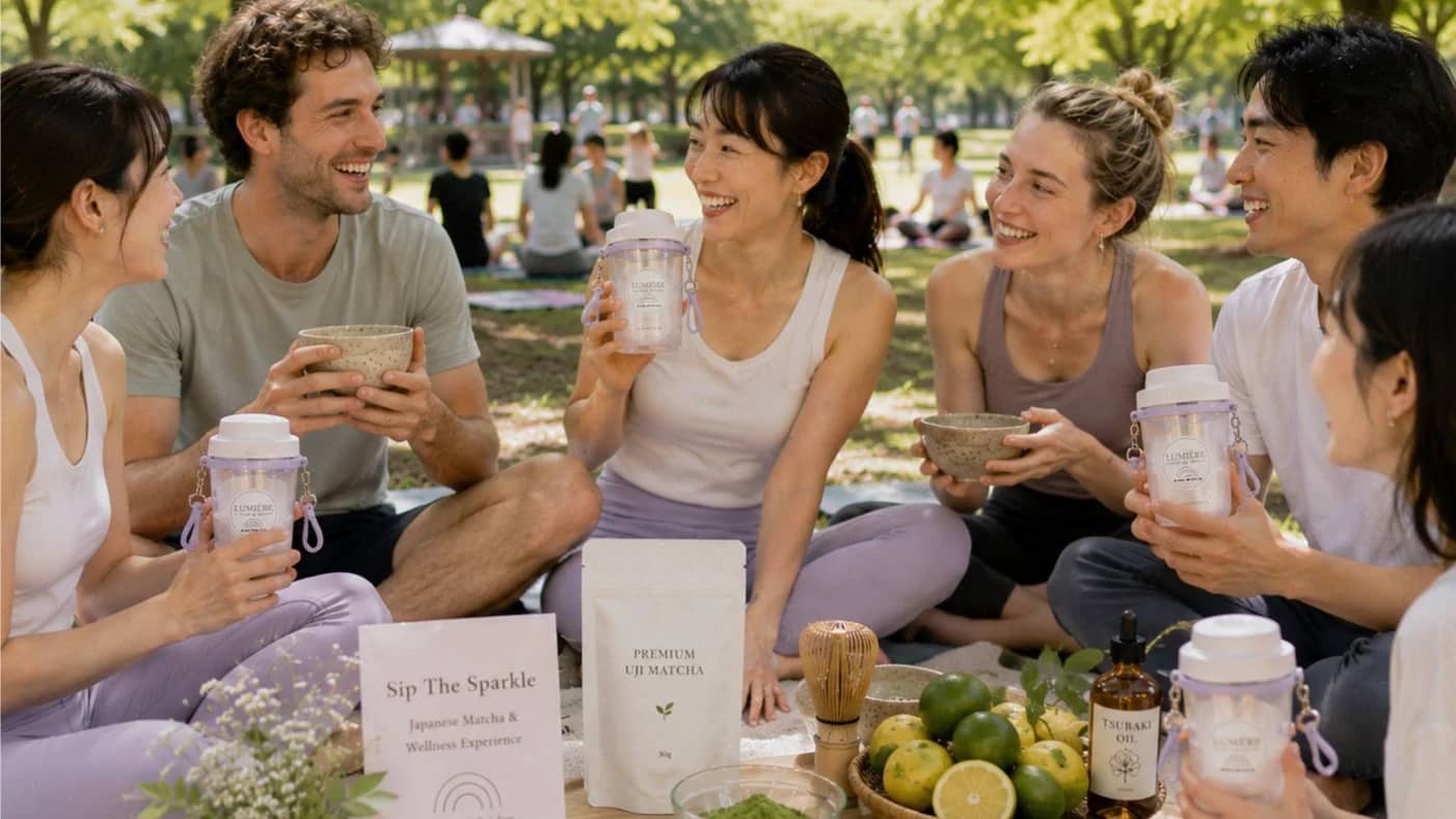 Sip the Sparkle – Japanese Matcha & Yoga Wellness Experience