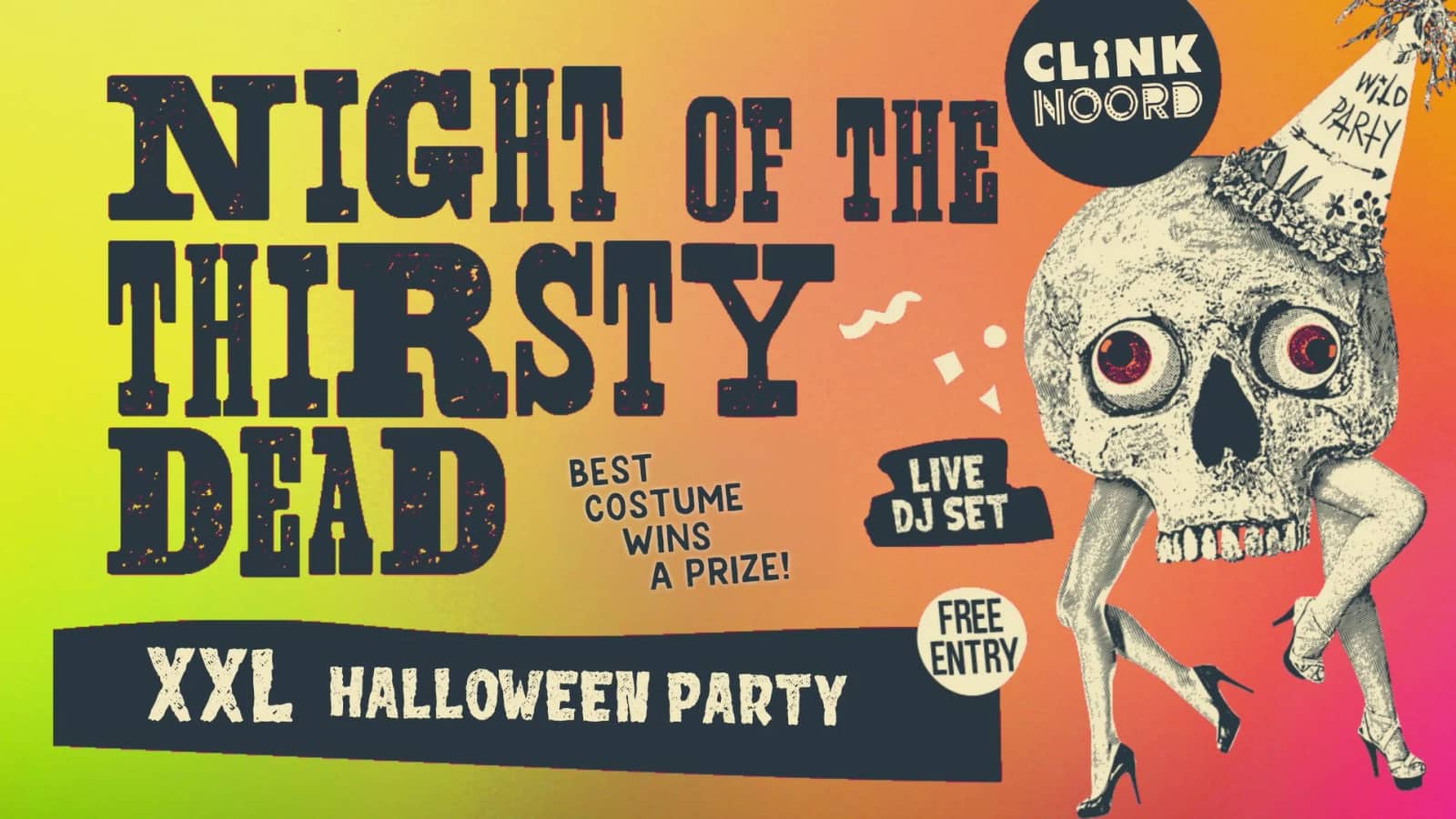 Night of the Thirsty Dead – Halloween Party (XXL Edition) 💀👻☠️