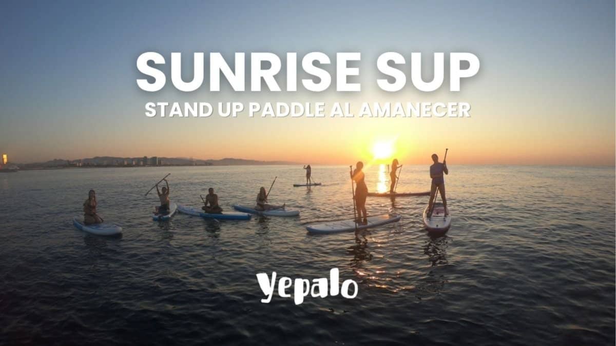 🏖️Sunrise SUP Barcelona - Stand Up Paddle ☀️