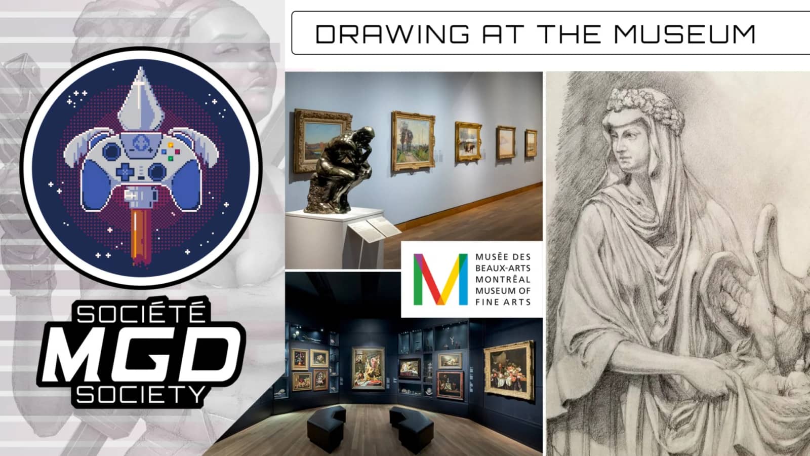 Drawing at the Museum