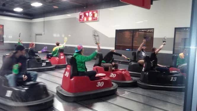 Join Our Whirlyball League! It's bumpercars with ball scoops in a bar & SO FUN!