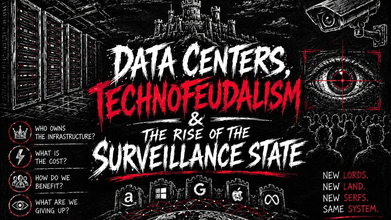 Data Centers, Technofeudalism & The Rise of the Surveillance State