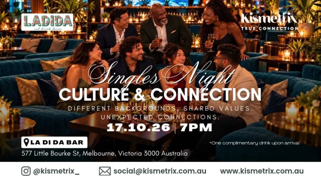 Oct 17 | True Connection: Culture & Connection | A Kismetrix Singles Night
