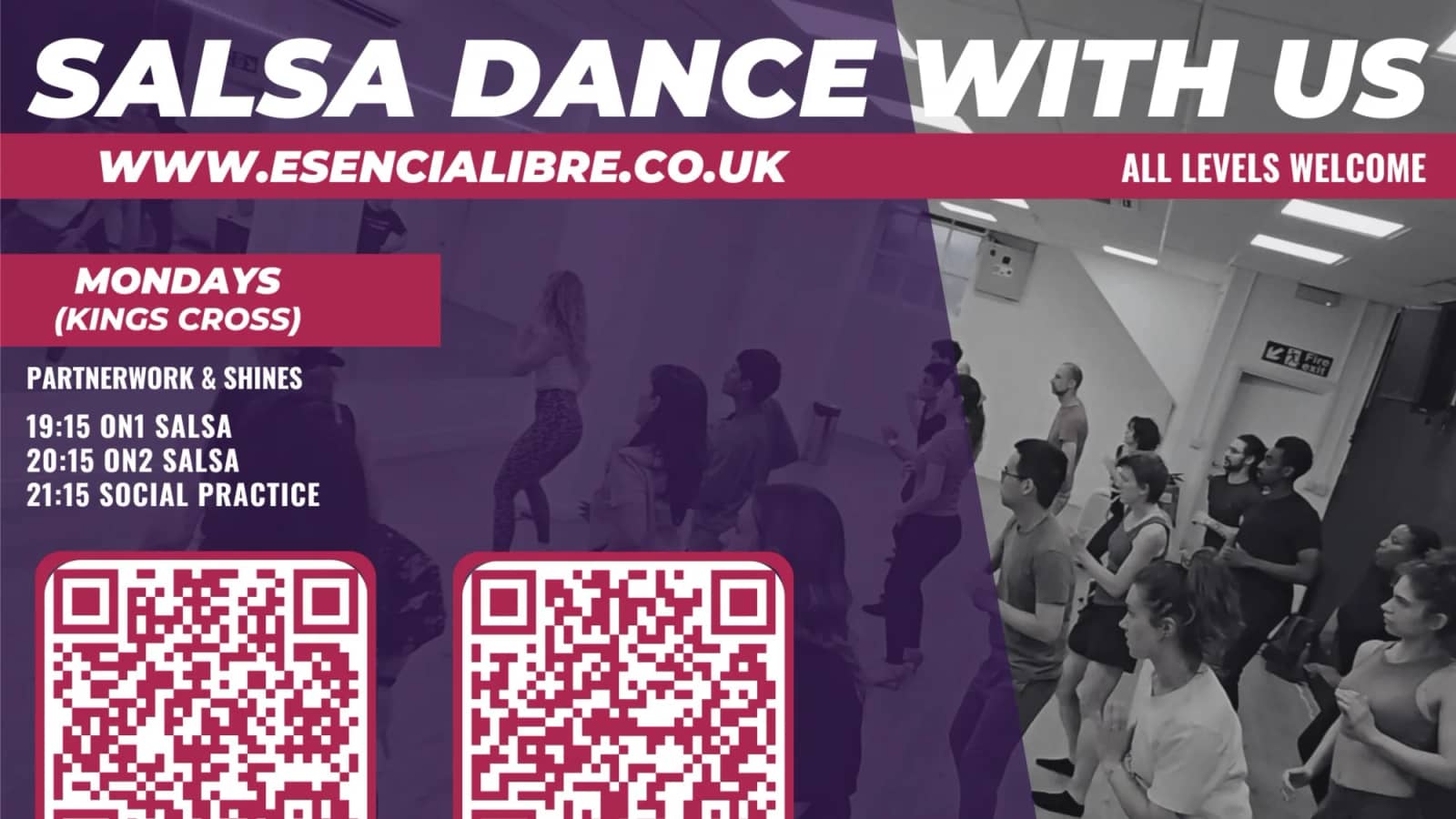 Beginner Salsa Class - Kings Cross (Mondays)
