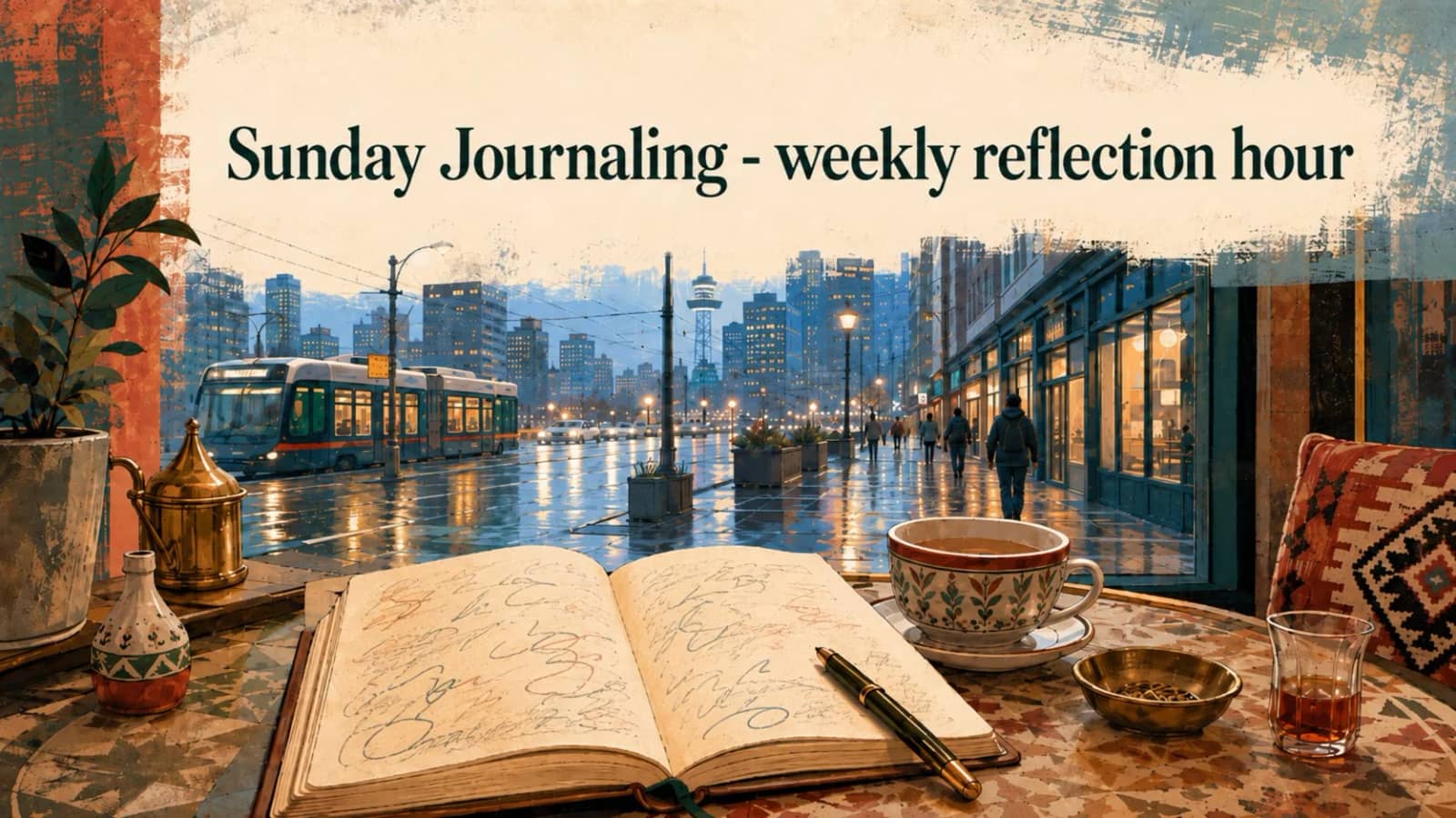📓 Sunday Journaling - weekly reflection hour