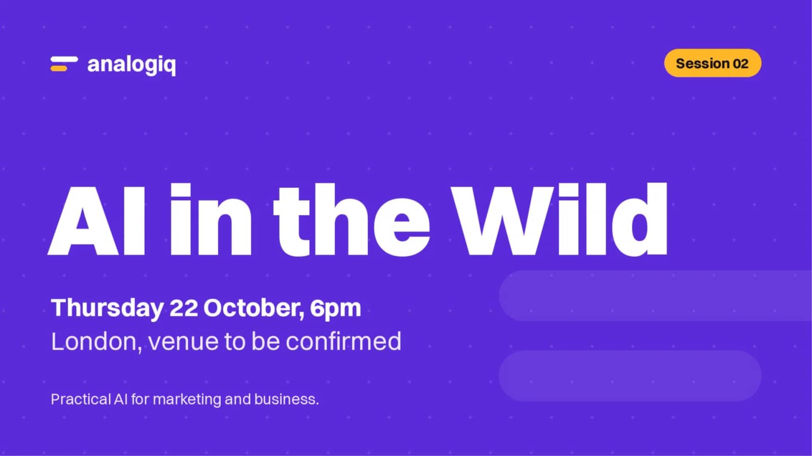 AI in the Wild #1: practical AI for marketing and sales