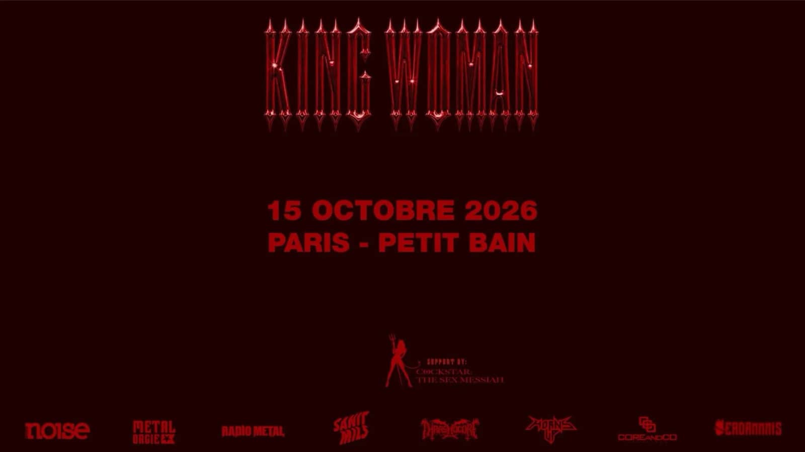 Concert: KING WOMAN + COCKSTAR: THE SEX MESSIAH