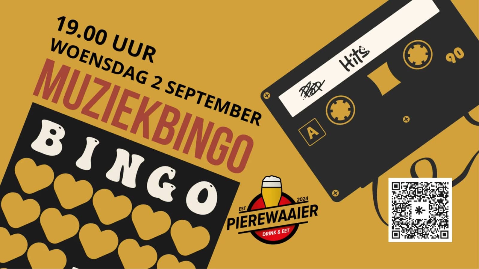 Muziekbingo bij Café Pierewaaier