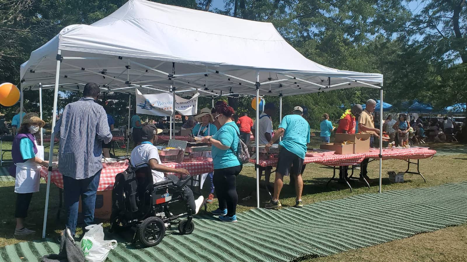 Beach party & picnic for people with disabilities & friends, Flexible shift time