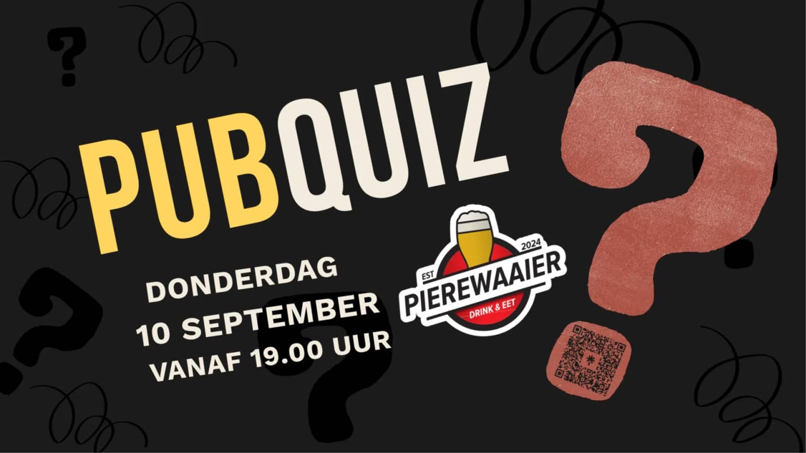 Avond Pubquiz bij Café Pierewaaier