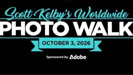 Photograph Scott Kelby's Worldwide Photo Walk® Oct. 3, 2026: 10AM