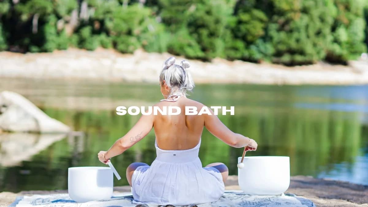 Sound bath Saturday morning 🔔✨