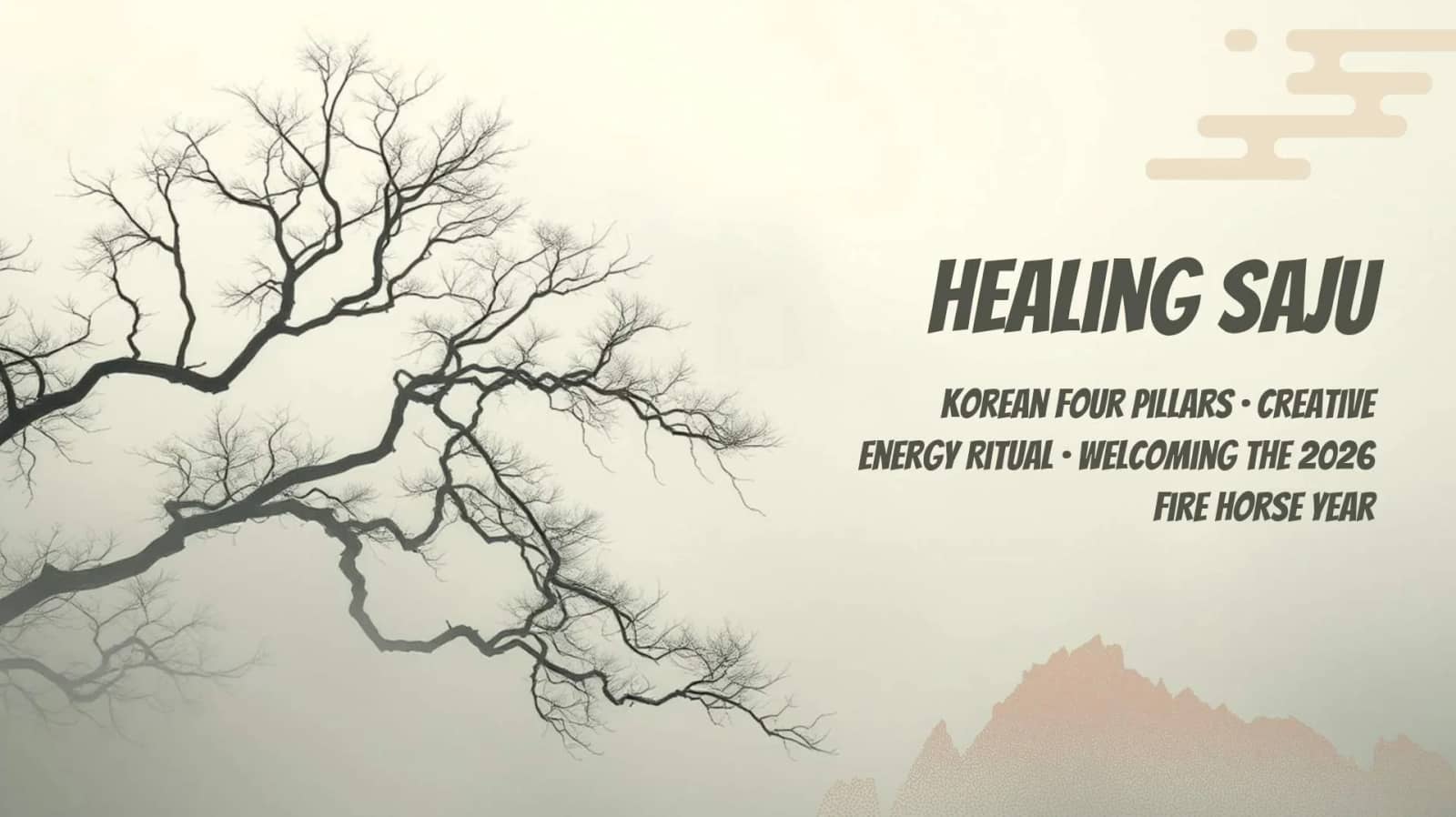🌿 Healing Saju Reading & Energy-Filling Art Session