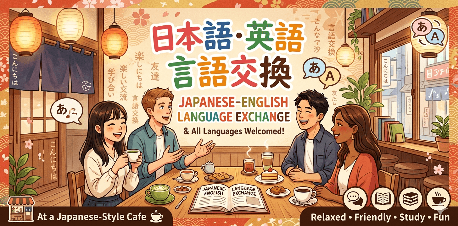Japanese - English Language Exchange 🇯🇵🇬🇧 日英交流会