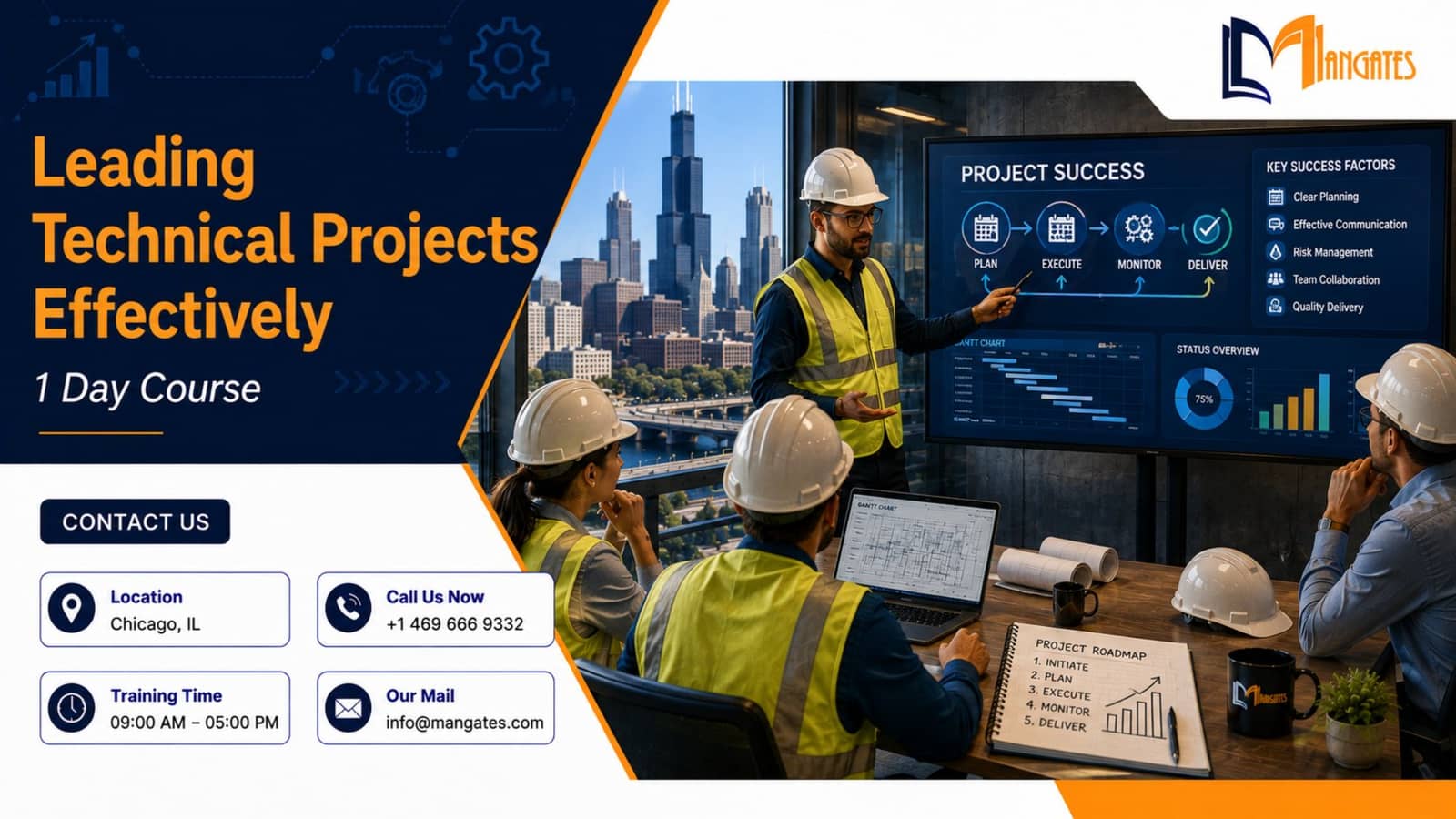 Leading Technical Projects Effectively – 1 Day Course in Chicago, IL