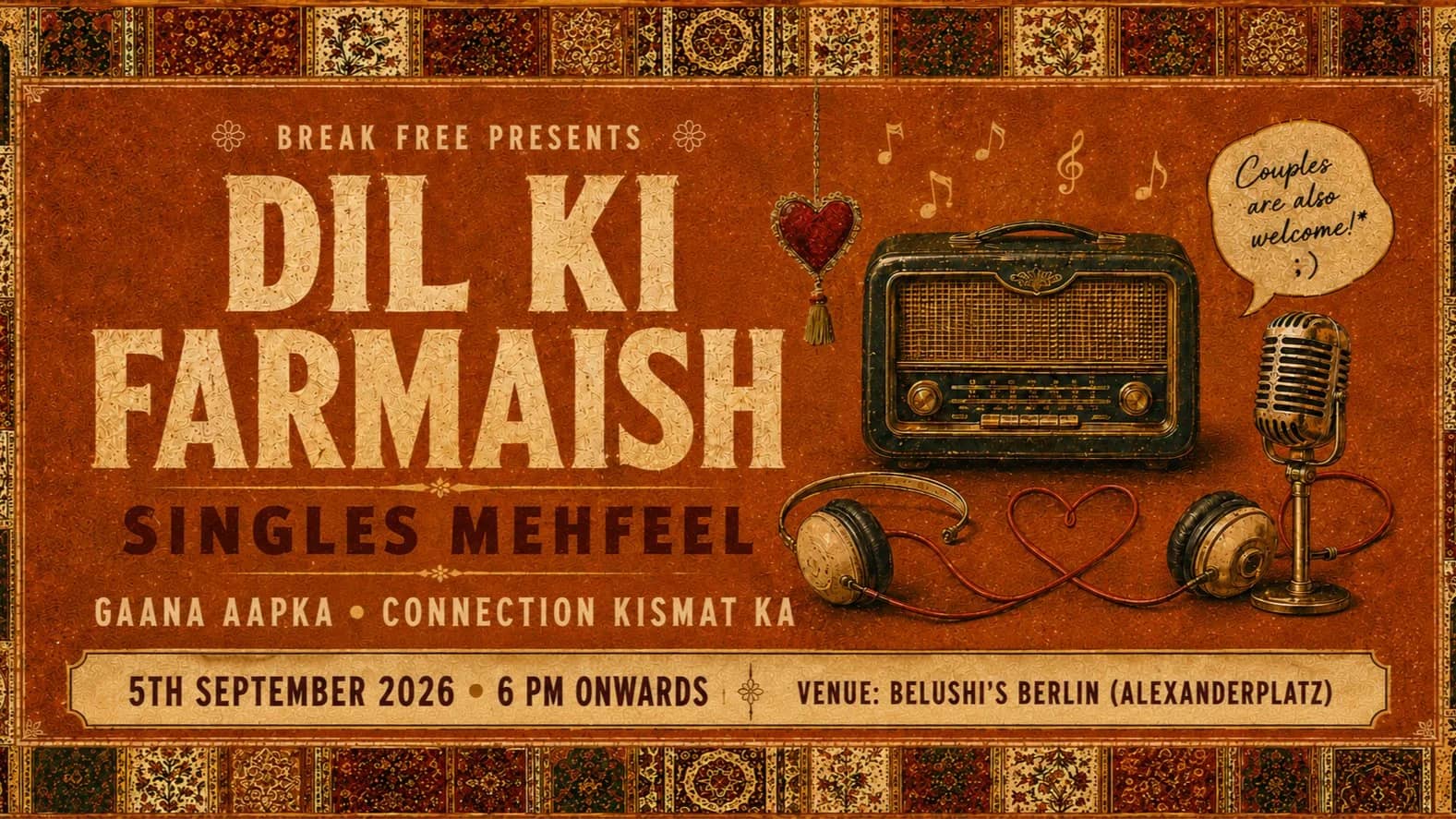 Mehfeel Evenings Berlin- Dil Ki Farmaish