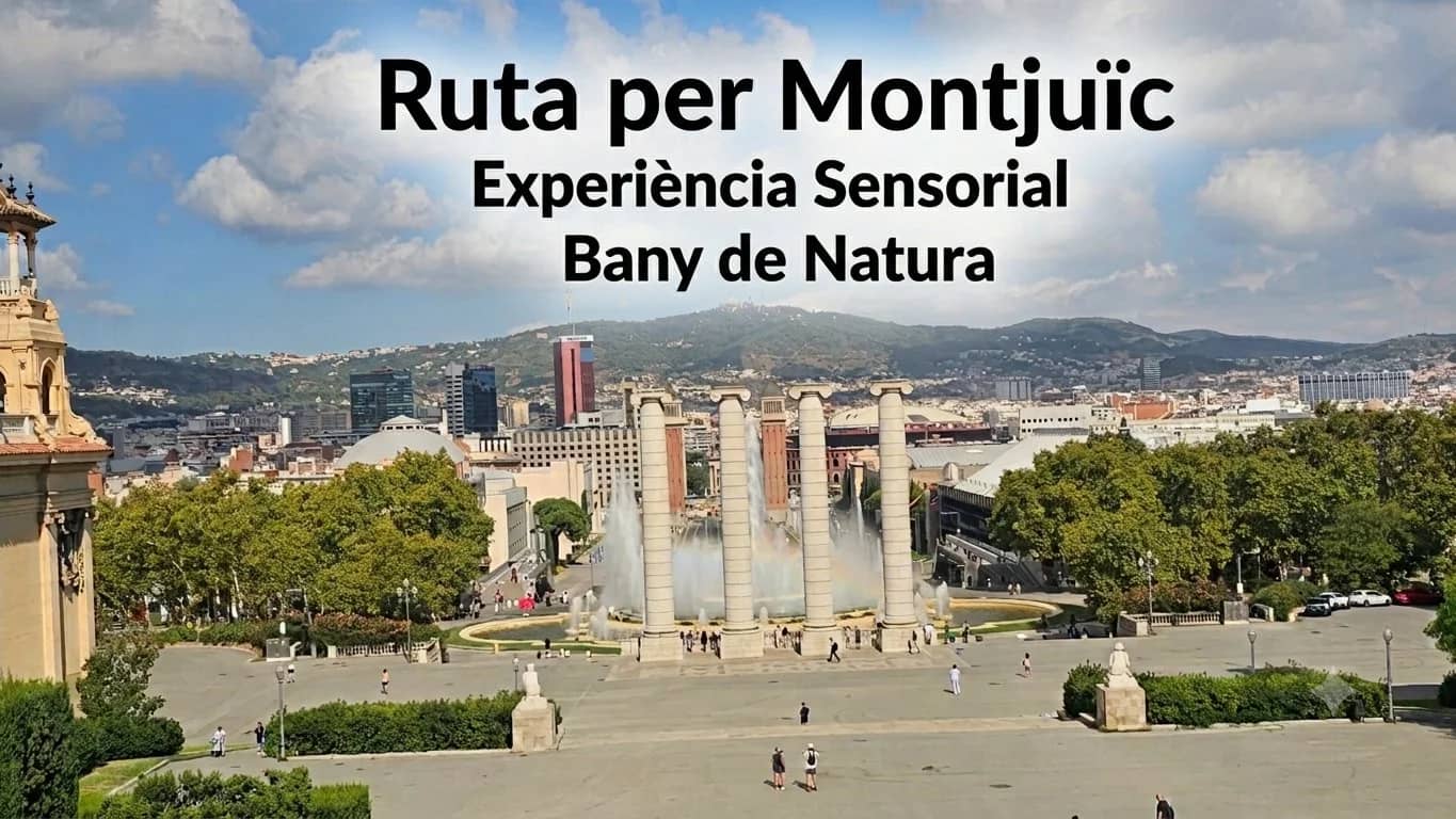 🍀 Experiencia Sensorial 🎶 Baño de Naturaleza 🏵 Montjuic 🌳