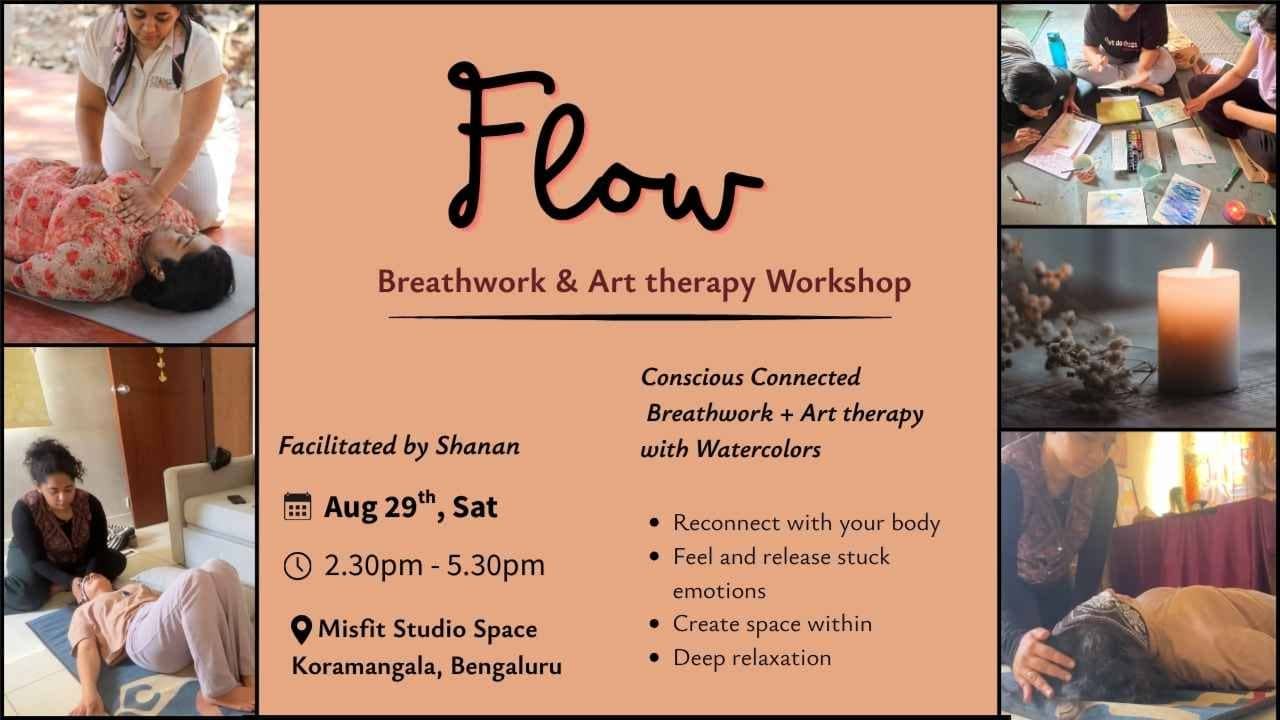 Flow: Breathwork + Art therapy Workshop