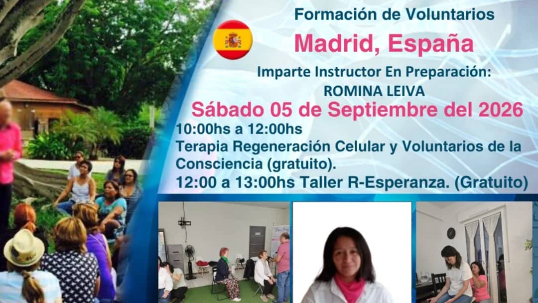 Taller Gratuito al Aire Libre: Regeneración Celular & R-Esperanza en El Retiro