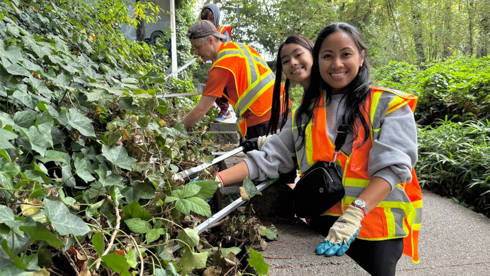 Community Litter Cleanup around the Cameron Elementary School in Burnaby!