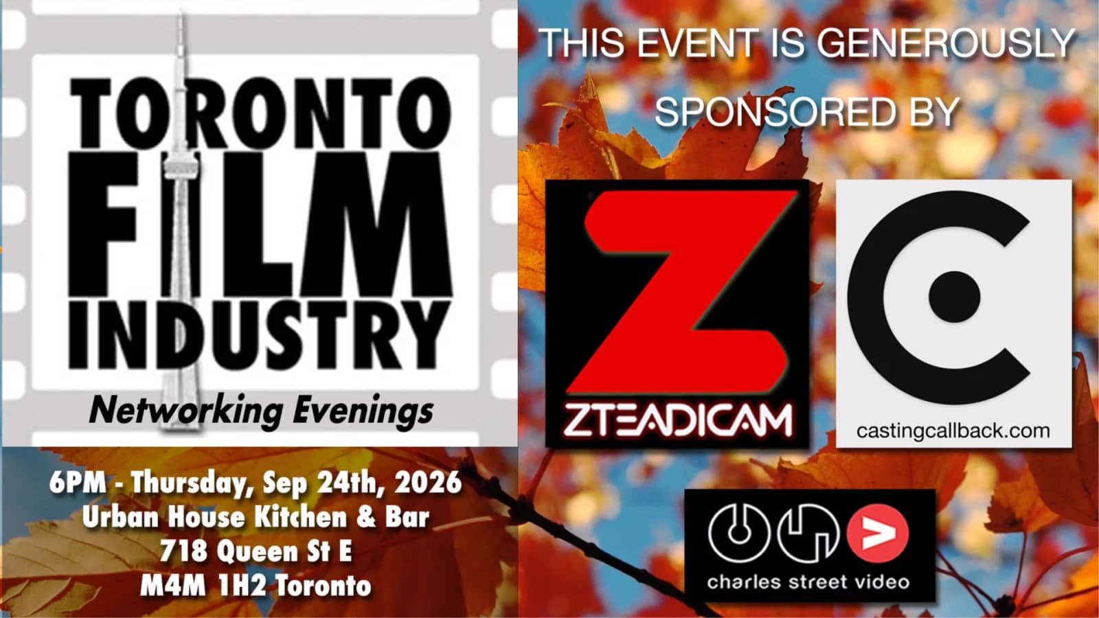 POST TIFF Toronto Film and TV Industry Networking & Social